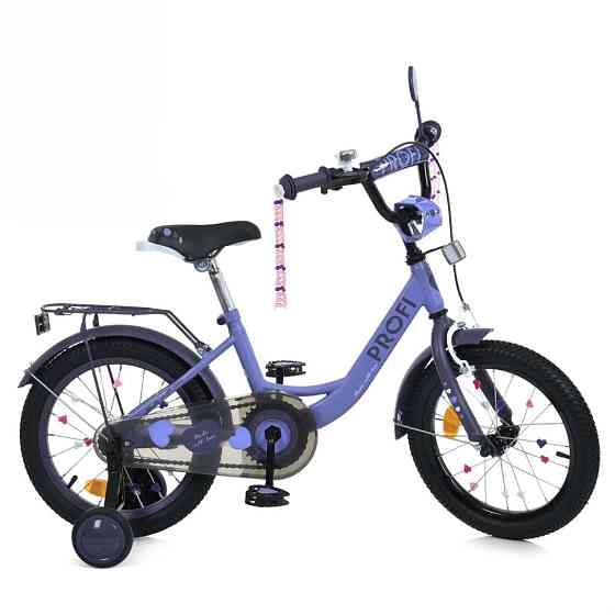Велосипед дитячий MB 16043-1 колеса 16 дюймів, фіолетовий Вінниця