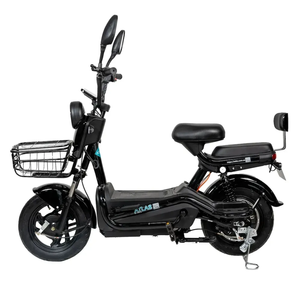 Електроскутер Atlas Elegant 500W Black Київ - фото 2