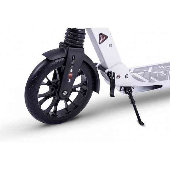 Самокат двухколесный городской для подростков и взрослых аллюминевый Razzo з дисковым тормозом с амортизатором Киев