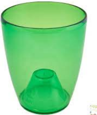 Вазон Орхідея 12*14см зелений прозорий Алеана Житомир - изображение 1