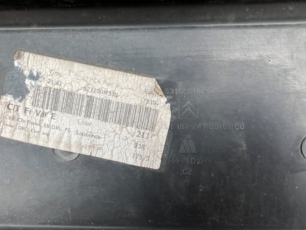 Бампер передній Citroen C1 2012-2014 (53112-0H090) Ковель - фото 5