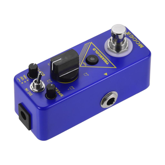 Гитарная педаль Mooer Triangolo MTR3, аналоговое Tremolo, 3 формы волны, True Bypass, металлический корпус Киев