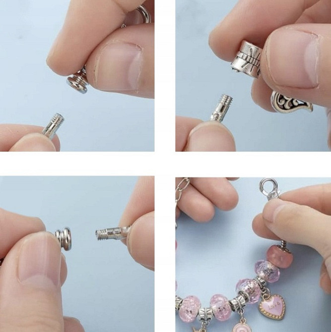 Детский набор для изготовления браслетов 69 элементов в футляре Kruzzel (22893) Нововолынск - изображение 9