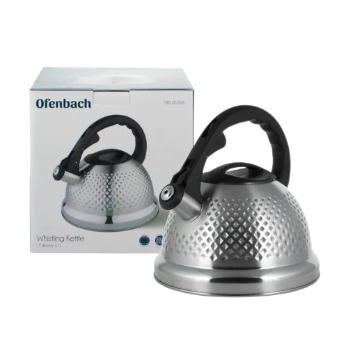 Чайник 2,7л нержавіюча сталь зі свистком 100306 Ofenbach Житомир - изображение 6