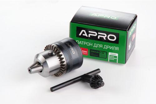 Патрон для дриля з ключем M12*1,25, 3,0-16 мм APRO Рівне - фото 1