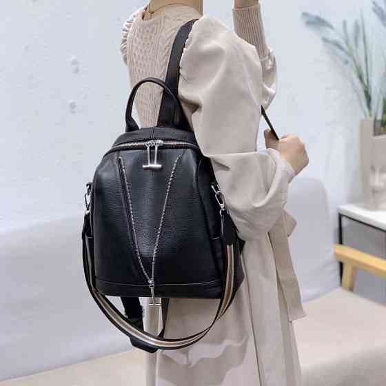 Надежный женский кожаный рюкзак Элегантный женский рюкзак из натуральной кожи TidinBag Киев