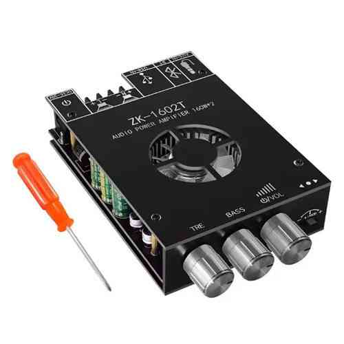 Аудіо підсилювач для колонок потужність звуку 2x160Вт Bluetooth 5.0 ZK-1602T TD5182A AUX USB Київ