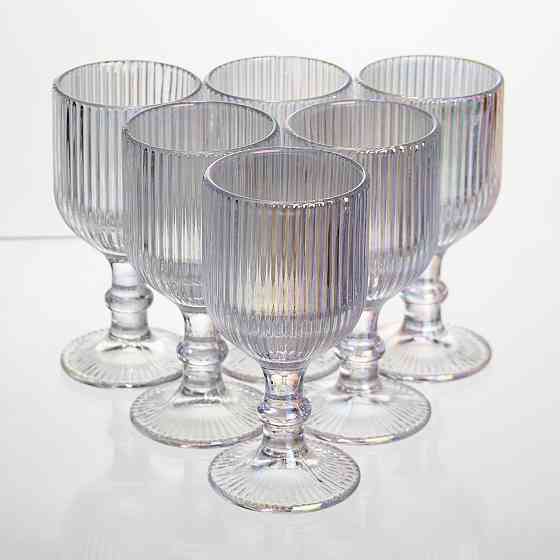 Набір чарок на ніжці 6 штук 50 мл для міцних напоїв Yiwu HP-19-203 Київ