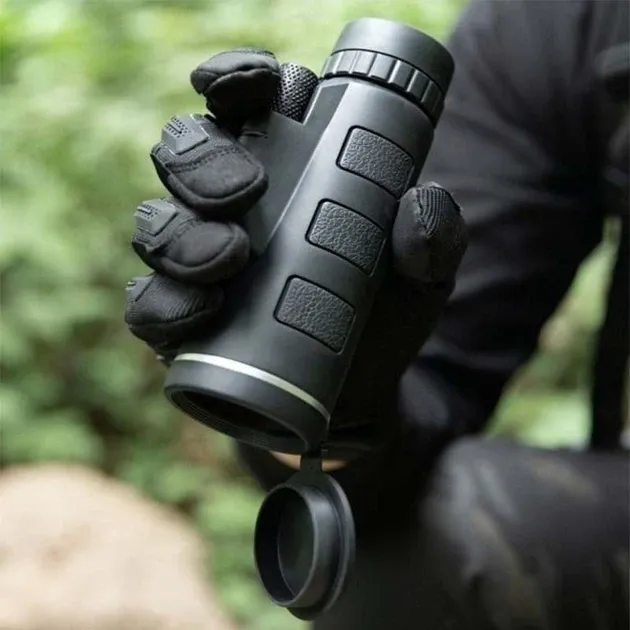 Монокуляр UN-3012 40x60 з просвітленою оптикою, захистом від запотівання та зручним ременем Одеса - фото 1