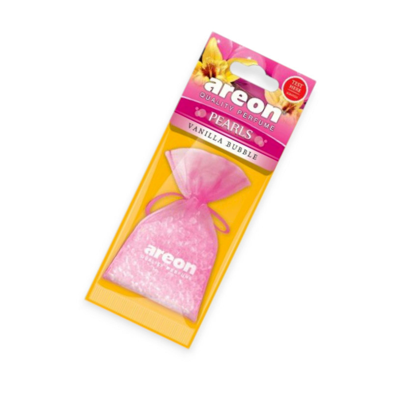 Ароматизатор на дзеркало сухий мішечок areon pearls "vanilla bubble" Мукачево - фото 1