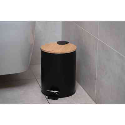 Контейнер для сміття Ardesto Minimalism З педаллю Чорний 3 л (ARHB3601BB) Вінниця
