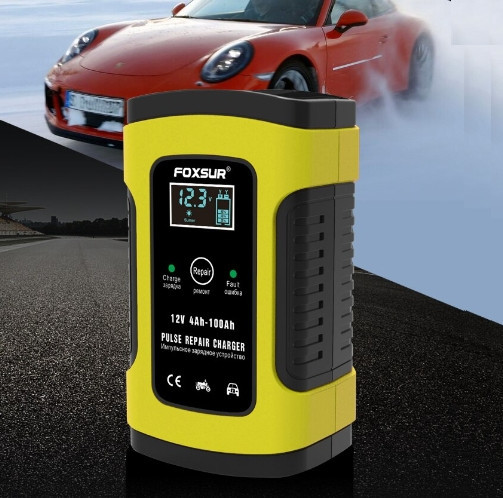 Автомобильное зарядное устройство для аккумулятора Foxsur 12V 5A Винница - изображение 2