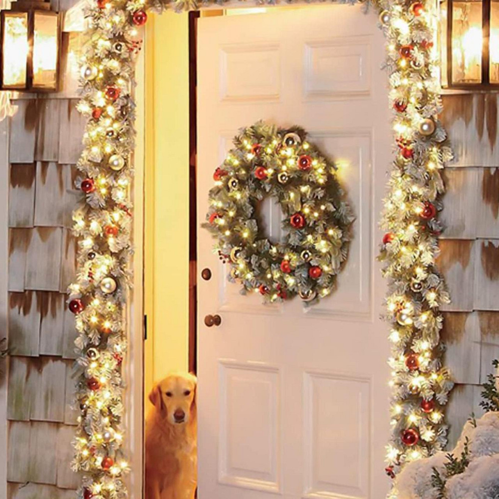 Набір 4 гірлянди Kolpop 5 м, 50 LED, тепле світло, мідний дріт, на батарейках, для декору Київ - фото 4