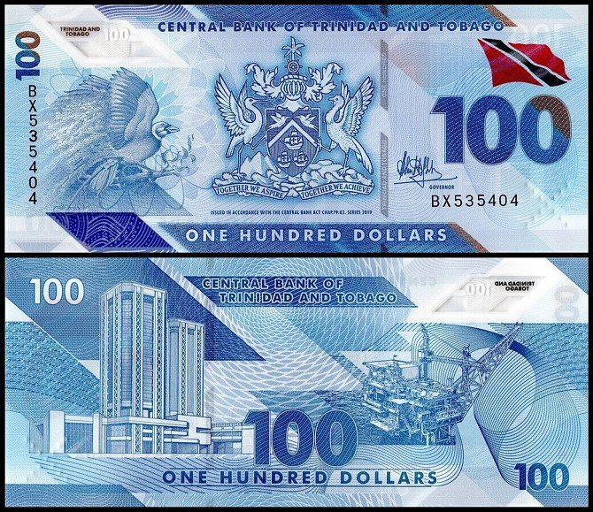 Тринідад та Тобаго / Тринидад и Тобаго / Trinidad and Tobago 100 Dollars 2020 Pick 65 UNC Полтава - фото 1