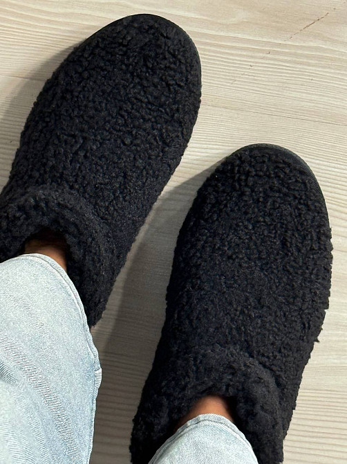 Угги женские Hengji 37-1 с мехом тедди на платформе черные, 40, 25 см Киев - изображение 16