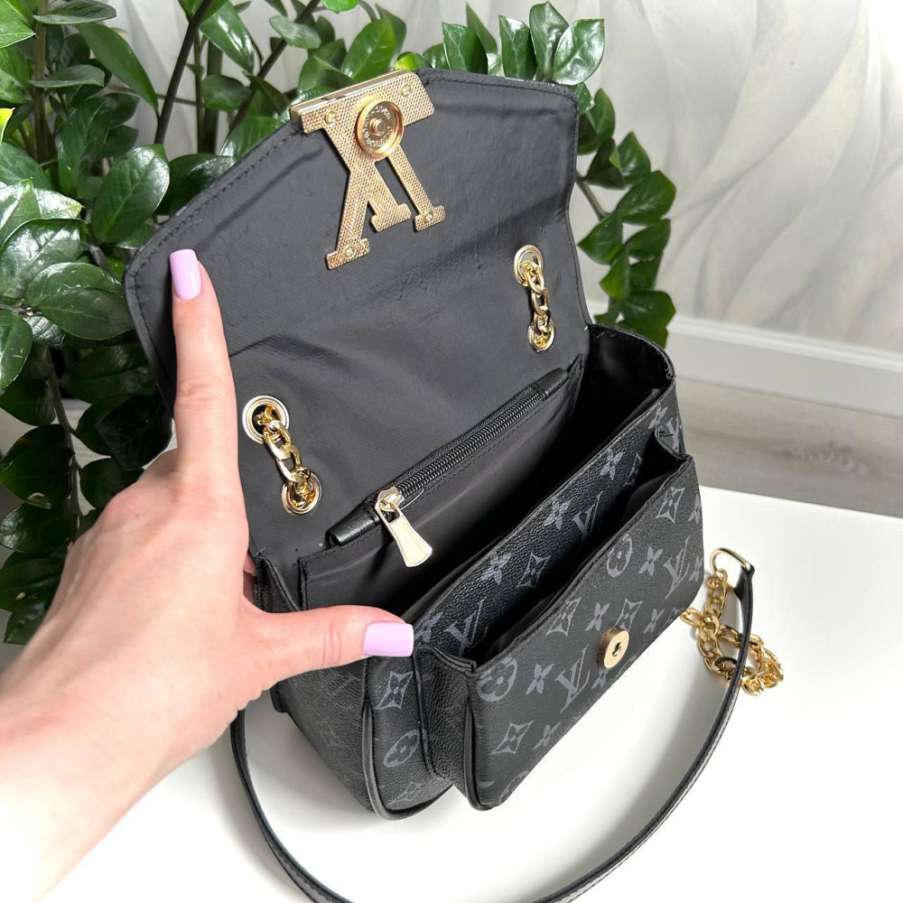 Брендовая женская сумка LV. Женская сумка маленькая через плечо LV Киев - изображение 2