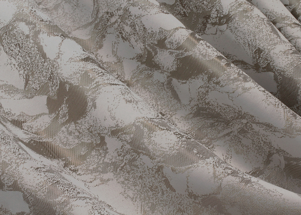 Комплект коротких штор VR-Textil Жакард Мармур Al3 № 1596ш Світло-сірий з мокко 145х170 см 2 шт (35-0268) Київ - фото 5