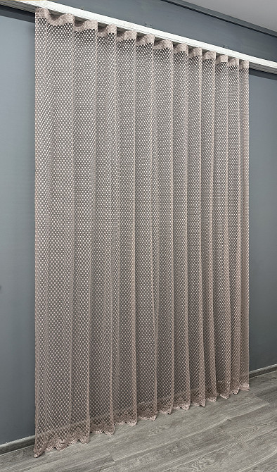 Тюль VR-Textil 1879т Гипюр Какао 300х270 см (42-0835) Киев - изображение 3