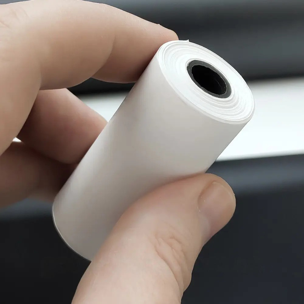 Папір для міні принтера 57х25мм, (довжина 5,85м) 1 шт / Термопапір для принтера / Папір для термопринтера Київ - фото 5