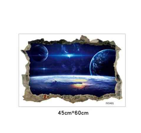 Наклейка на стену Космос 45 на 60 см разноцветный Киев