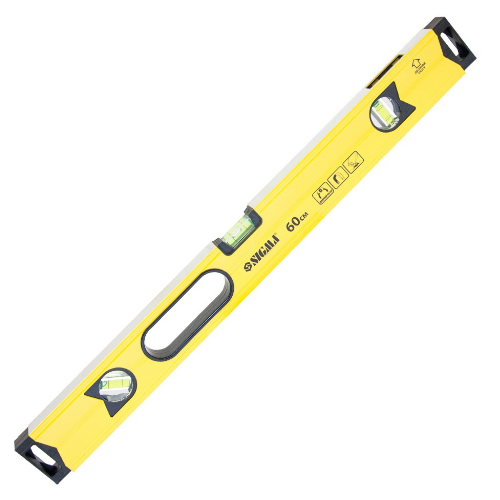 Рівень магнітний 3 капсули + вічко 60 см SIGMA Житомир - фото 1