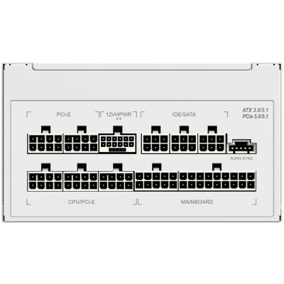 Блок питания Gamemax 1050W (RGB1050 PRO WH (ATX3.0/3.1 PCI) Винница - изображение 5