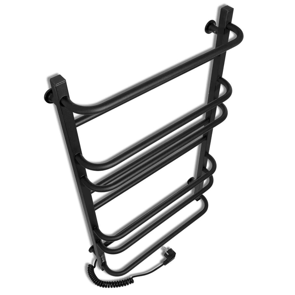 Електричний полотенцесушитель Laris Зебра Комфорт ЧК10 500Х900 Е чорна Київ - фото 4