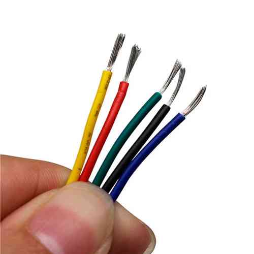 Набір дротів в силіконовому обплетенні 1жила 16AWG 5кольорів по 4м луджена мідь Київ