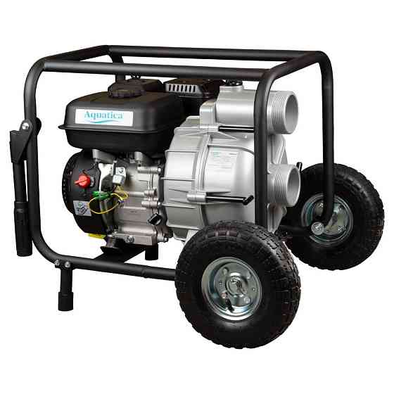 Мотопомпа 7.5 к.с. Hmax 28м Qmax 70м³/год (4-х тактний) для брудної води AQUATICA (772537) Рівне