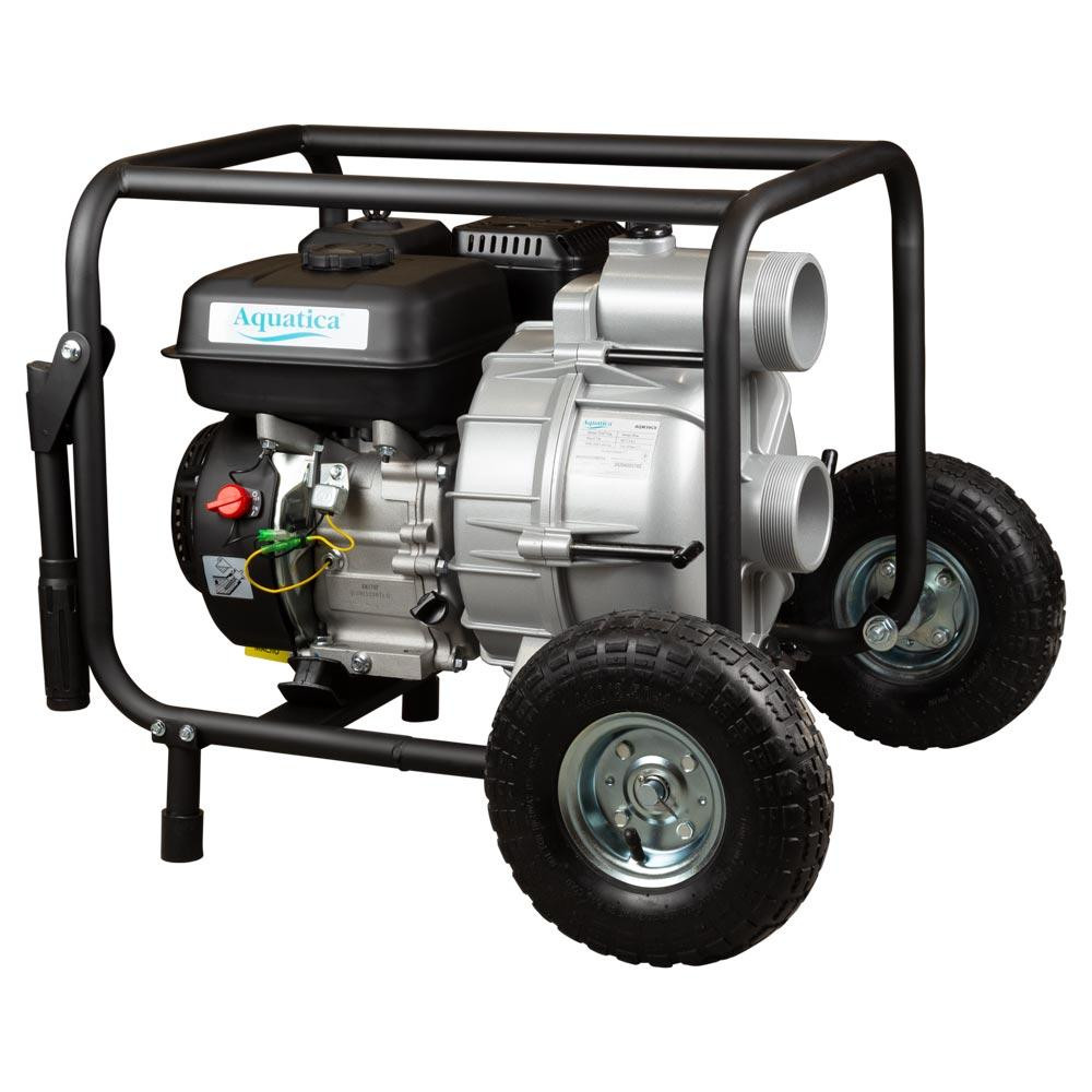 Мотопомпа 7.5 к.с. Hmax 28м Qmax 70м³/год (4-х тактний) для брудної води AQUATICA (772537) Рівне - фото 3