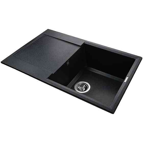 Гранітна мийка Globus Lux KOMO графіт 790х500мм-А0001 Київ