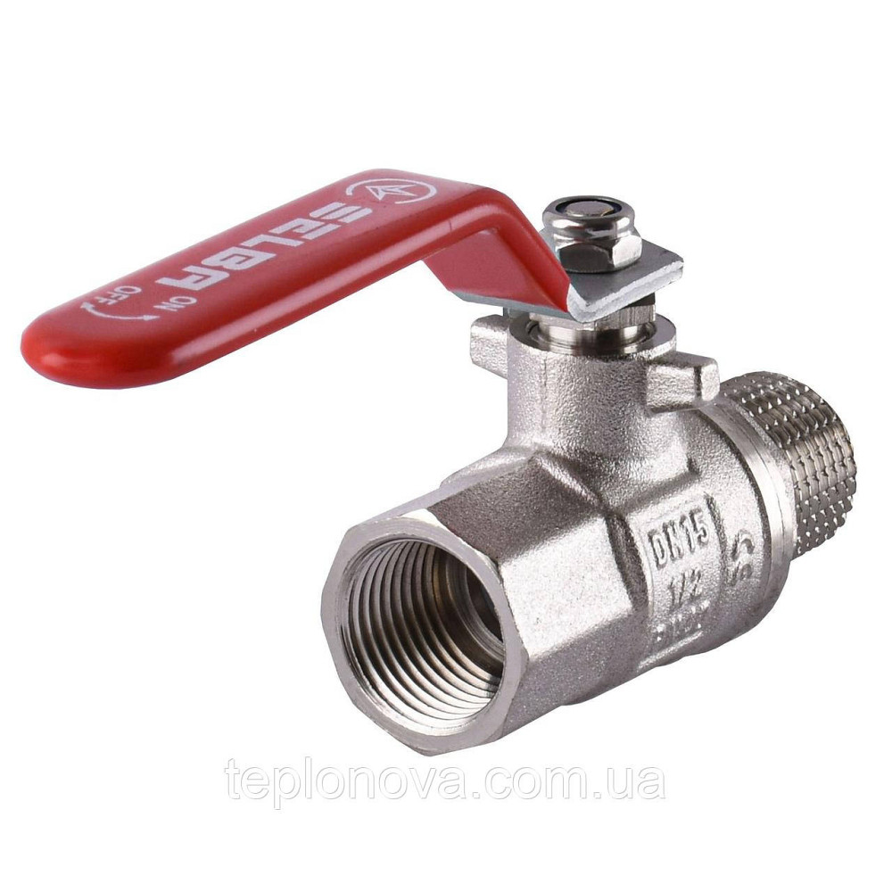 Кран кульовий прямий SELBA 1/2" НВ КР SL1505 Чернівці - фото 4