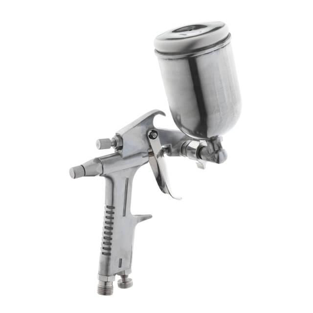 Фарбопульт пневматичний HP MINI, форсунка: 0,5 мм, верхній металевий бачок: 200 мл, 5 бар INTERTOOL PT-0301 Київ - фото 5