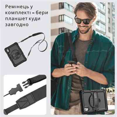 Чохол до планшета BeCover FortTab Lenovo Idea Tab/K11 (2nd Gen) TB336/Xiaoxin Pad (2025) 11&quot; Black (714080) Вінниця