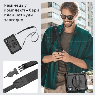 Чехол для планшета BeCover FortTab Lenovo Idea Tab/K11 (2nd Gen) TB336/Xiaoxin Pad (2025) 11" Black (714080) Винница - изображение 6
