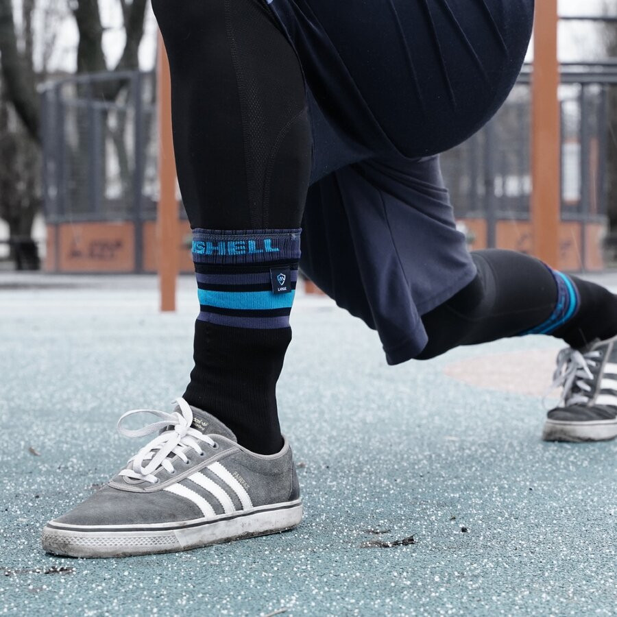 Шкарпетки водонепроникні Dexshell Ultra Dri Sports, р-р XL, з блакитною смугою Киев - изображение 4