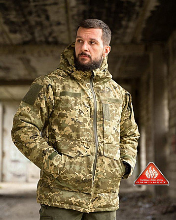 Тактична куртка бушлат Persona піксель Omni-Heat ВТ0448 Київ - фото 1