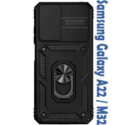 Чехол для моб. телефона BeCover Military Samsung Galaxy A22 SM-A225 / M32 SM-M325 Black (706636) Винница