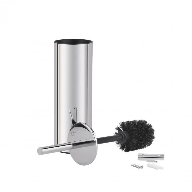 Ершик для унитаза с колбой Qtap Liberty CRM 1150, хром Киев - изображение 4