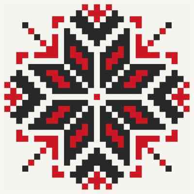 Картина по номерам ArtCraft Етнічний орнамент 30х30 см (13039-AC) Вінниця