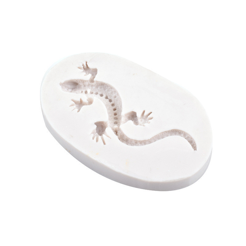 Молд силиконовый Ящерица 66 на 42 мм серый Киев - изображение 3