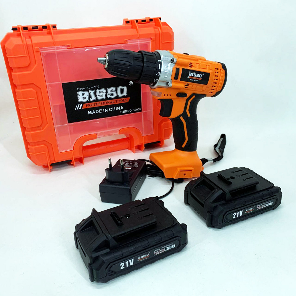 Шуруповерт акумуляторний у валізі BISSO B6008 21V DX-58 Львів - фото 1