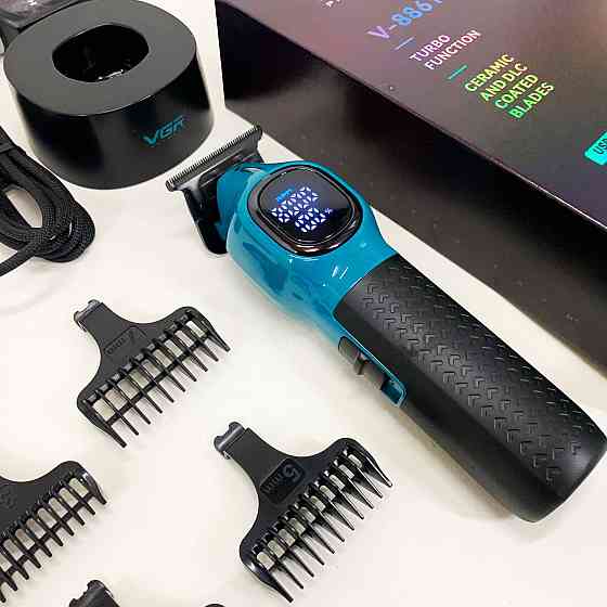 Триммер для стрижки аккумуляторный профессиональный, Мужской набор для стрижки волос беспроводной WU-35 Львов