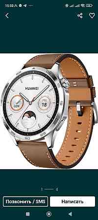 СМАРТ - Часы: Huawei Watch 4GT 46mm. Brown.Нові. Київ