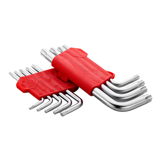 Набір ключів Г-подібних TORX, 9 шт., Т10-Т50, Cr-V INTERTOOL HT-0607 Київ - фото 3