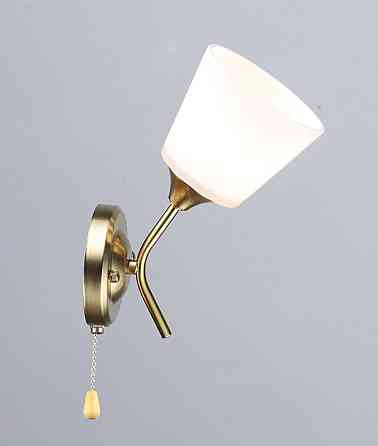 Бра з одним скляним плафоном N6628/1W (Мідь) Коломия