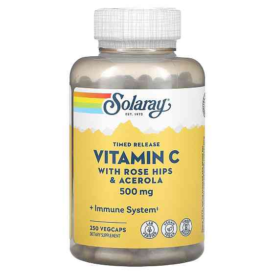 Вітамін С двофазне вивільнення (Vitamin C) 500 мг 250 капсул Київ