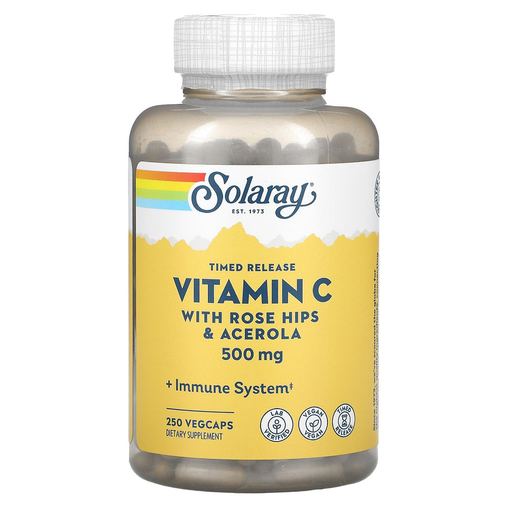 Витамин С двухфазное высвобождение (Vitamin C) 500 мг 250 капсул Киев - изображение 1