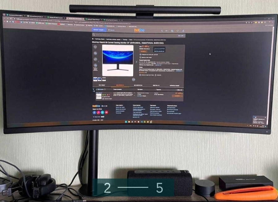 Монитор: Mi Curved Gaming Monitor 34" Київ - фото 5