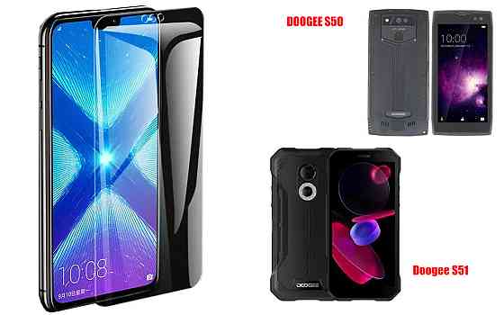 Защитное стекло NeoGlass для DOOGEE S50, Doogee S51 – ультрапрозрачное и устойчивое Киев